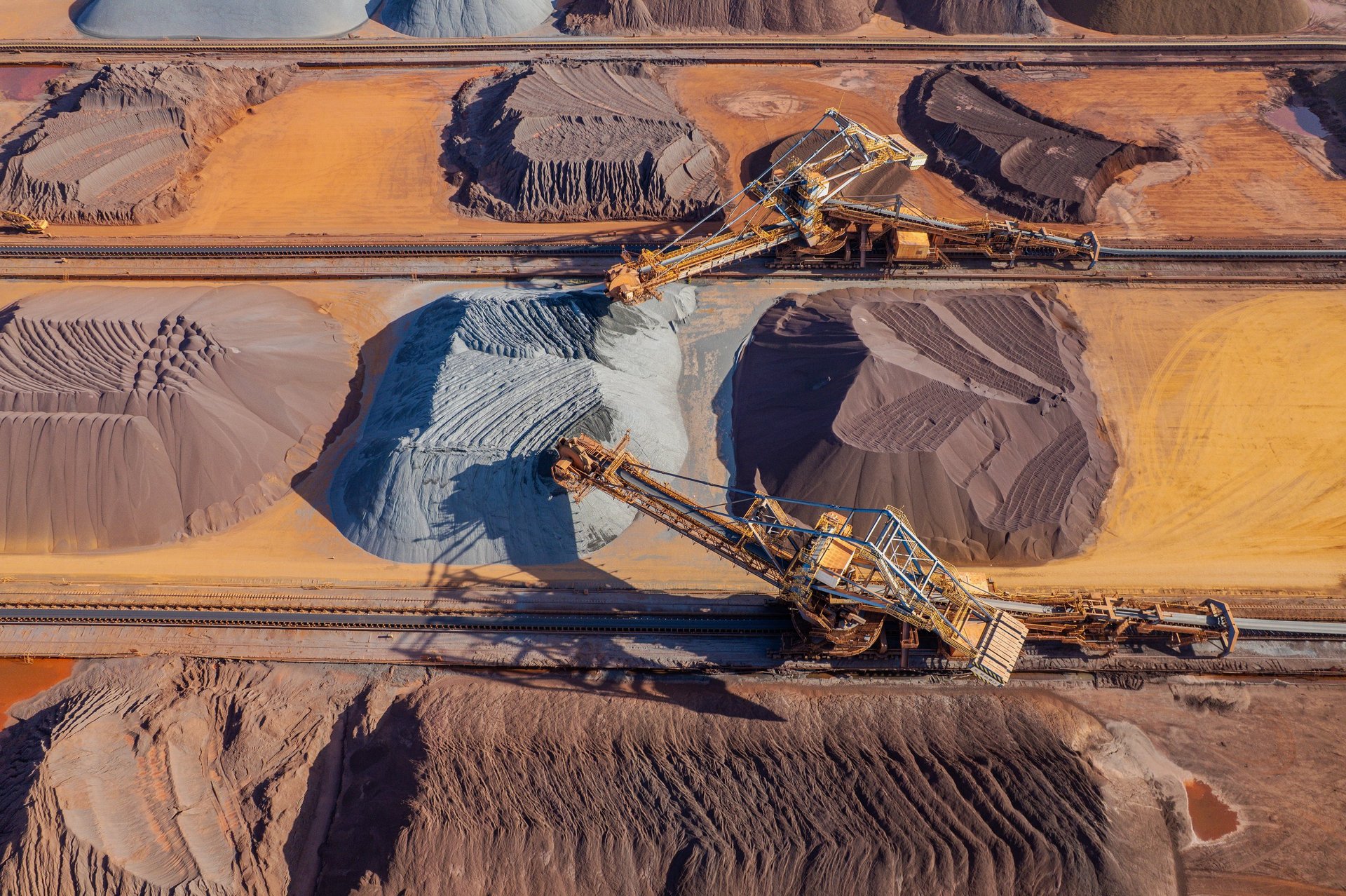Industrial mining site