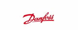 Danfoss red logo with stylized script lettering